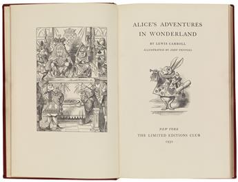 (LIMITED EDITIONS CLUB / PRESS.) Dodgson, Charles Lutwidge (Lewis Car Alices Adventures in Wonderland * Through the Looking-Glass, and